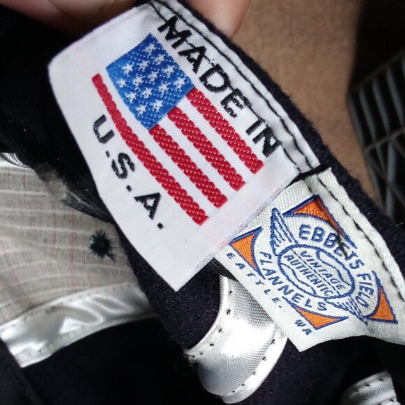 Ebbets Field Flannels Pacific Coast League Wool Strap Hat Cap - Picture 7 of 7